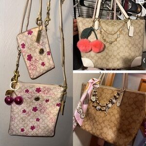 🍒🤍4 PIECE COACH BUNDLE🍒🤍